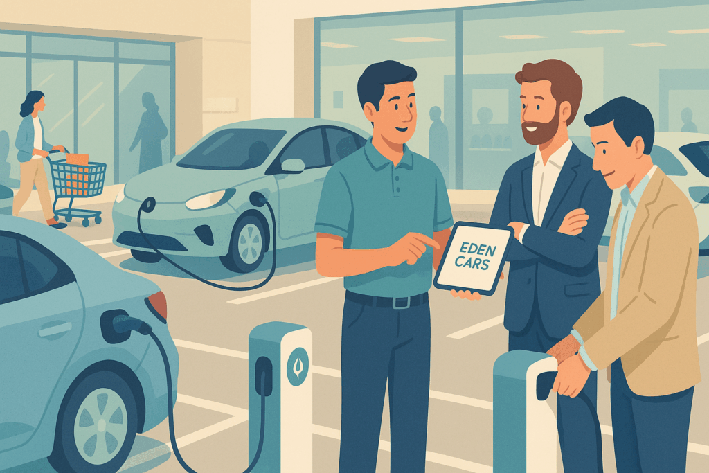 Installer une borne de recharge sur votre parking commercial : un levier pour augmenter la fréquentation